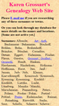 Mobile Screenshot of genealogy.grossart.net